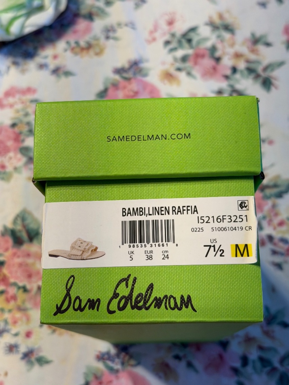 Sam Edelman flat sandals woman’s 7.5 med